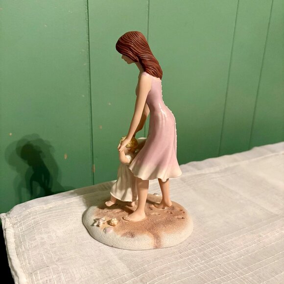 Lenox SEASIDE STROLL by Sandra Kuck 7.5" Figurine Mother & Daughter - Picture 3 of 6